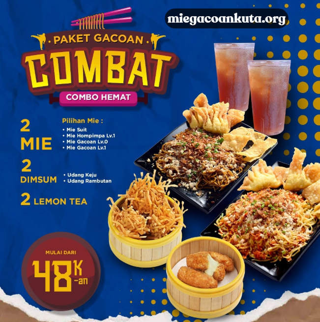 Paket Gacoan Combat, Combo Hemat Buat Berdua